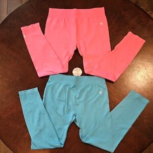 Women's Pink & Blue Leggings